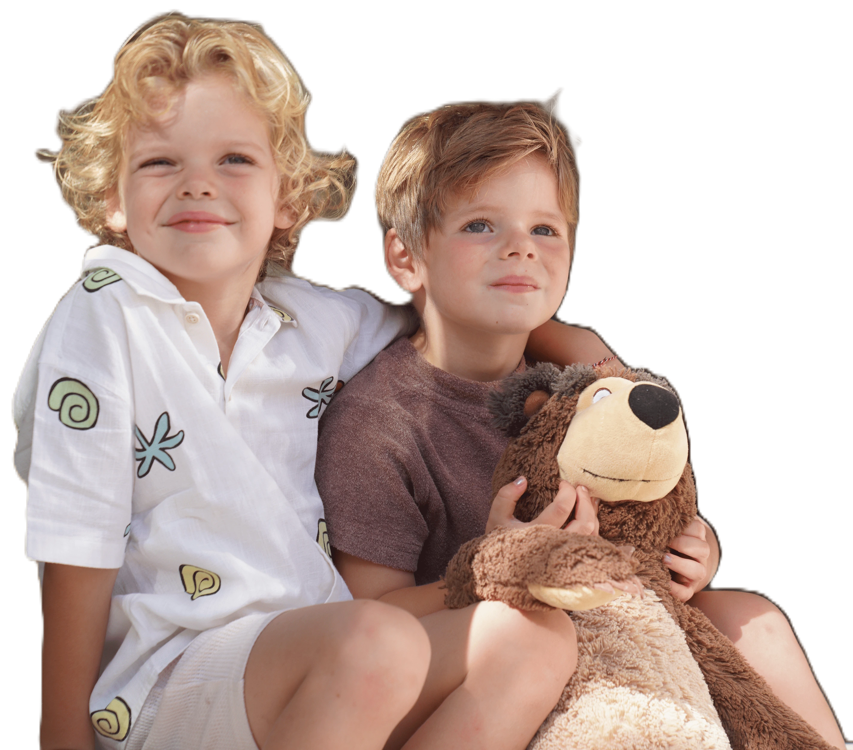 Happy woman showing GoNanny app